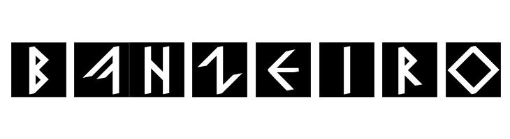 RunishQuill-BlackSquares  Free Fonts Download