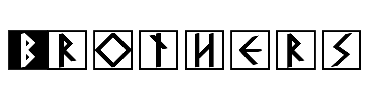 RunishQuill-BlackSquares  Free Fonts Download