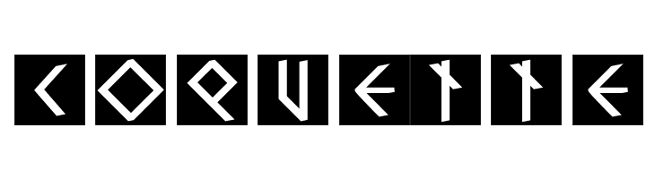 RunishQuill-BlackSquares  Free Fonts Download