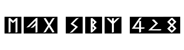 RunishQuill-BlackSquares  Free Fonts Download