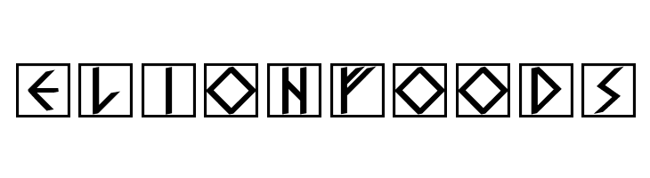 RunishQuill-BlackSquares  Free Fonts Download