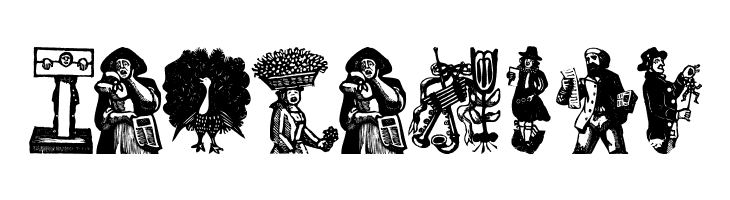 RenaissanceWoodcuts  Free Fonts Download