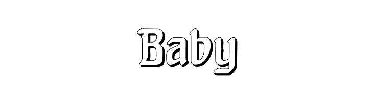 Behrensschrift Shadow  Free Fonts Download