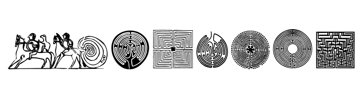 KLabyrinths  Free Fonts Download