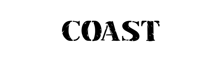 COAST Inkpad Regular Font