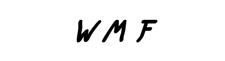 fat marker Italic  Free Fonts Download