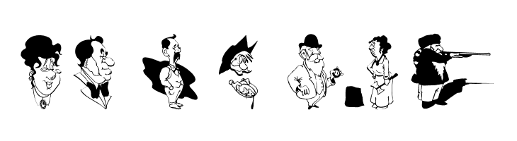 FunnyCharacters  Free Fonts Download