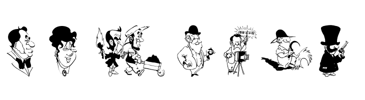 FunnyCharacters  Free Fonts Download