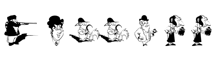 FunnyCharacters  Free Fonts Download