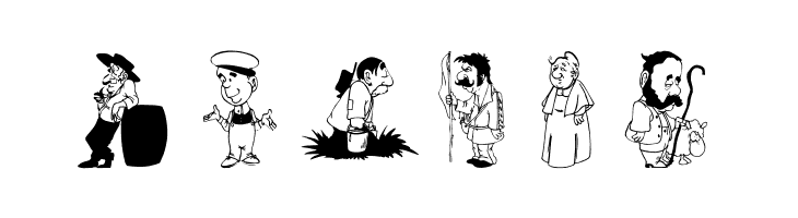 FunnyCharacters  Free Fonts Download