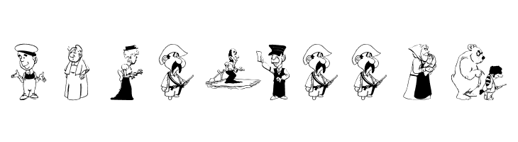 FunnyCharacters  Free Fonts Download