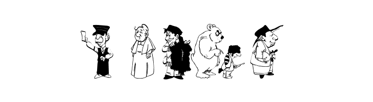 FunnyCharacters  Free Fonts Download