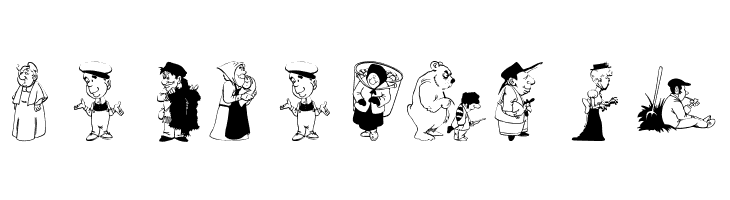 FunnyCharacters  Free Fonts Download