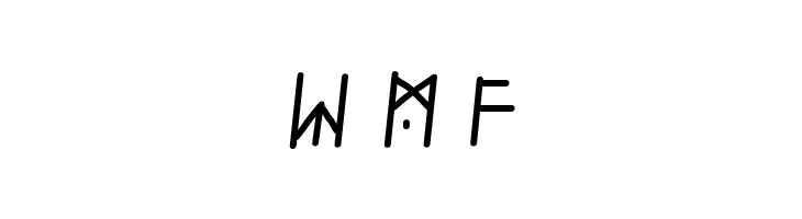 RunesWritten-Bold  Free Fonts Download