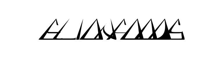 GlOrY ItAlIc  Free Fonts Download