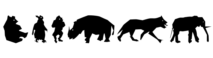 CubismCreatures  Free Fonts Download