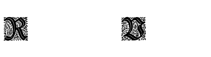 Druckschrift-Initialen  Free Fonts Download