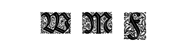 Druckschrift-Initialen  Free Fonts Download