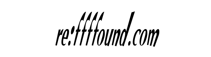 VTC Optika Regular Italic  Free Fonts Download