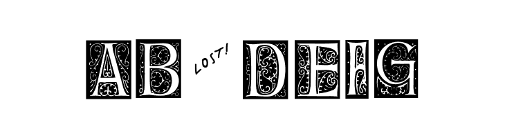 DelitschInitialen  Free Fonts Download