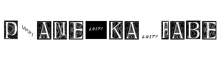 DelitschInitialen  Free Fonts Download