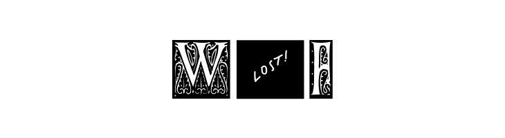 DelitschInitialen  Free Fonts Download