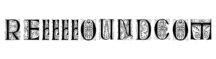 DelitschInitialen  Free Fonts Download