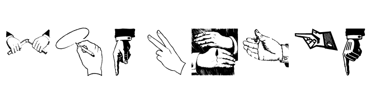 HandsUpHandsDown  Free Fonts Download