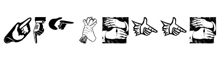 HandsUpHandsDown  Free Fonts Download