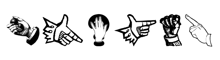 HandsUpHandsDown  Free Fonts Download