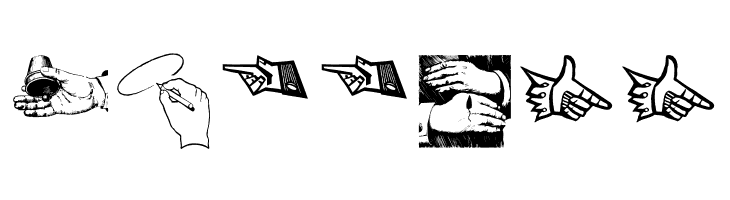 HandsUpHandsDown  Free Fonts Download