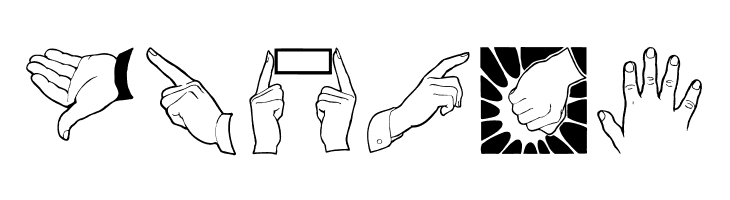 HandsUpHandsDown  Free Fonts Download