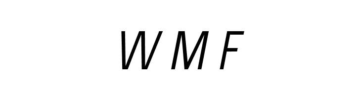 CondensansPaneurope-Oblique  Free Fonts Download