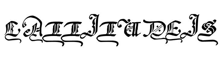 GothicMajuscles  Free Fonts Download