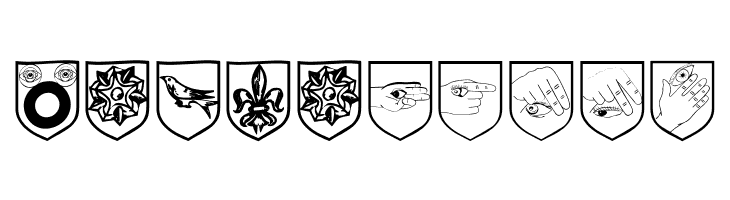 AugenWappen  Free Fonts Download