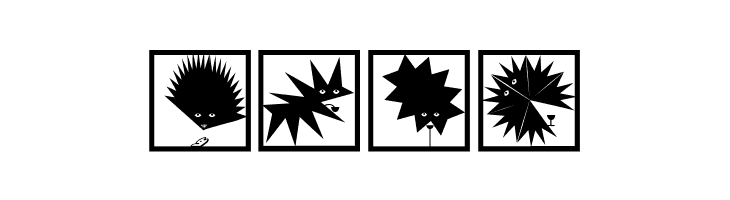 ZagzagHeadsTwo  Free Fonts Download