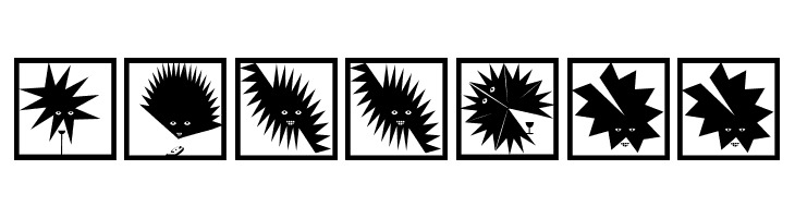 ZagzagHeadsTwo  Free Fonts Download