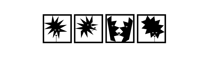 ZagzagHeadsTwo  Free Fonts Download