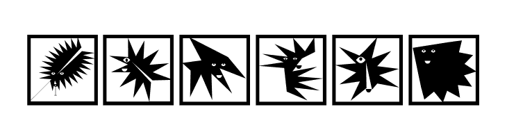 ZagzagHeadsTwo  Free Fonts Download