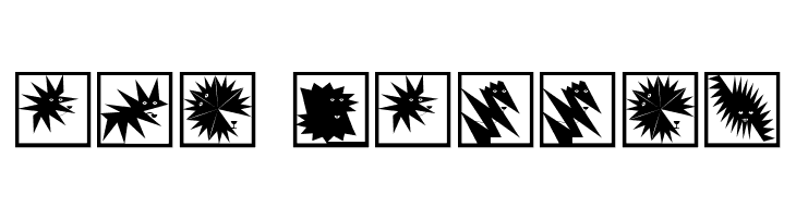 ZagzagHeadsTwo  Free Fonts Download