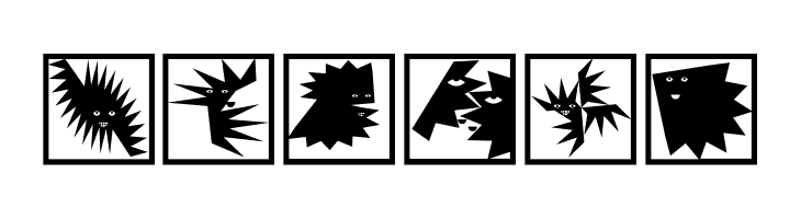 ZagzagHeadsTwo  Free Fonts Download