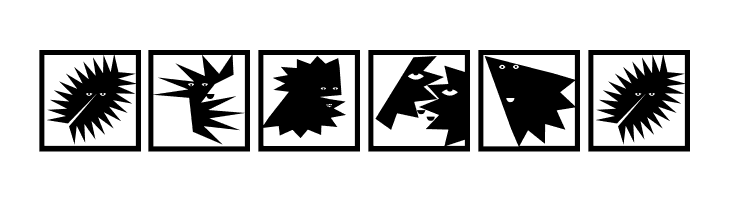 ZagzagHeadsTwo  Free Fonts Download