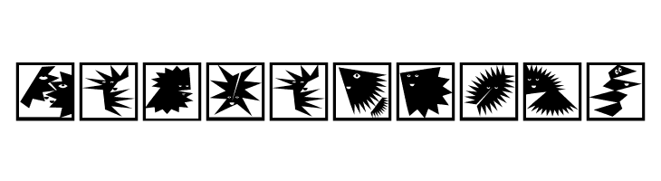 ZagzagHeadsTwo  Free Fonts Download