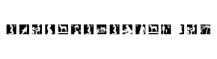 SomeSilhouettesTwo  Free Fonts Download