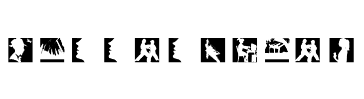 SomeSilhouettesTwo  Free Fonts Download
