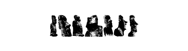 RapaNuiMoaiBats  Free Fonts Download