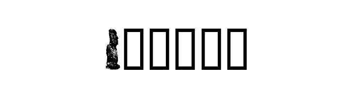 RapaNuiMoaiBats  Free Fonts Download