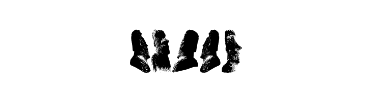 RapaNuiMoaiBats  Free Fonts Download