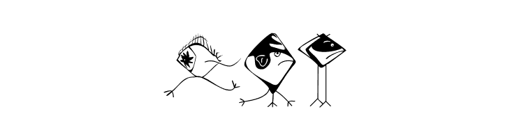 BirdsNFishes  Free Fonts Download