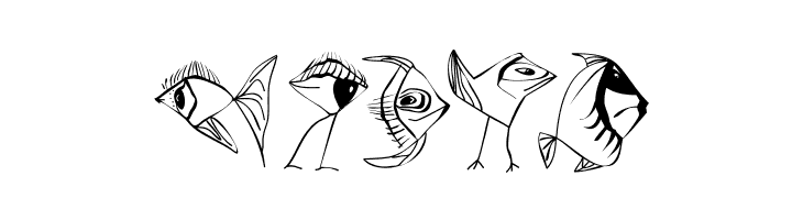 BirdsNFishes  Free Fonts Download